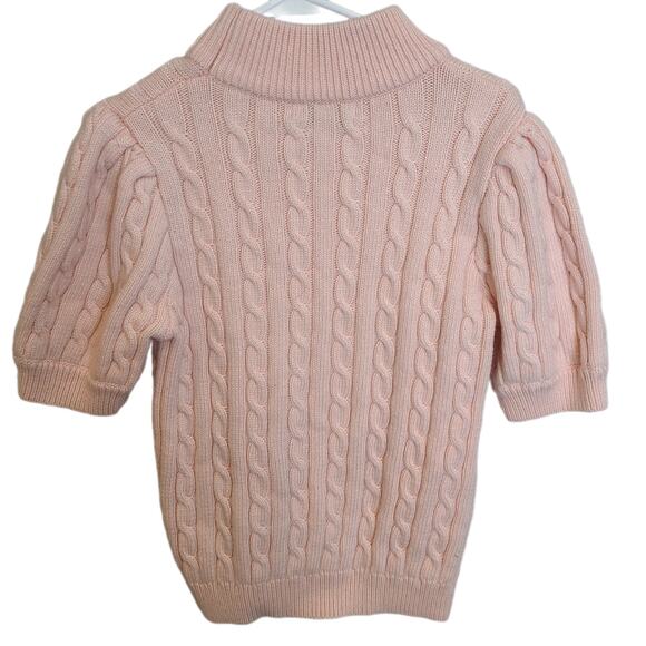 Anthropologie English Factory Womens Cable Knit Sweater Wool Preppy Soft Girl M - Picture 8 of 8